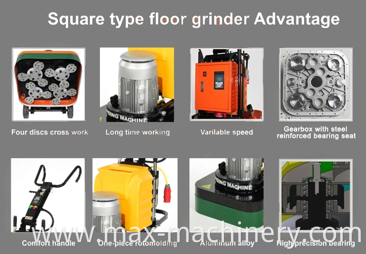 2020 New Design Industrial Concrete Grinder Floor Polishing Grinding Machine Marble Polisher Machine Concrete Polisher